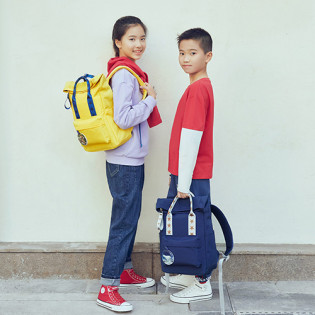 Xiaoyang curling fun casual backpack Pink